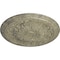 Ekena Millwork Damon Ceiling Medallion (Fits Canopies up to 3 3/8"), 20"OD x 1 1/2"P, Castle Stone Crackle CM20DACSC - alternate 4